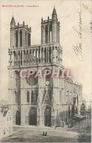 Cartes postales Mantes La Jolie Notre Dame