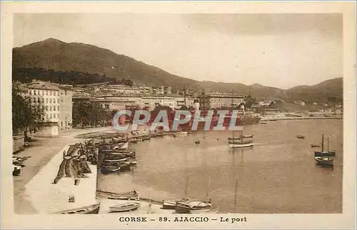 Cartes postales Corse Ajaccio Le Port Bateaux