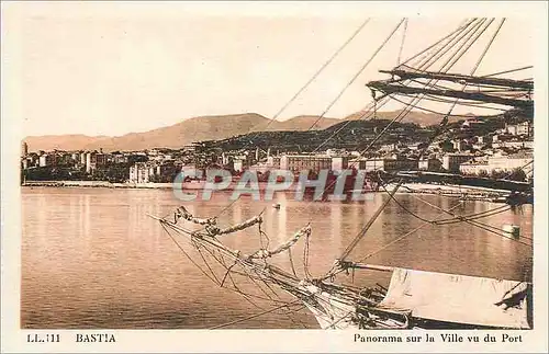 Ansichtskarte AK Bastia Panorama sur la Ville vu du Port Bateau