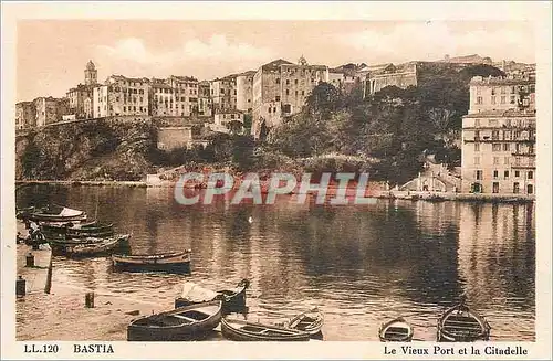 Cartes postales Bastia Le Vieux Port et la Citadelle