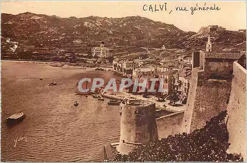 Cartes postales Calvi vue generale