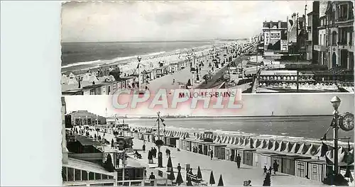 Moderne Karte Malo les Bains Nord La Plage