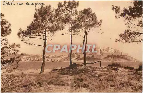 Cartes postales Calvi vue de la plage