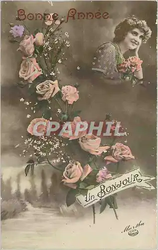 Cartes postales Bonne Annee FEmme