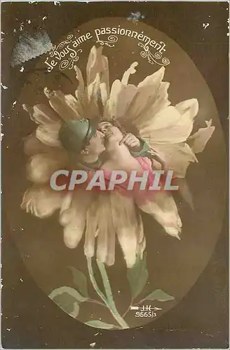 Cartes postales Je vous aime Passionnement Militaria