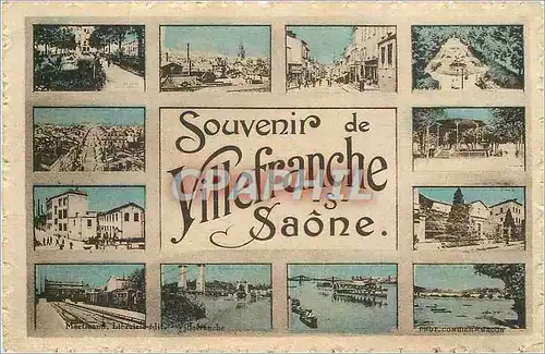 Cartes postales Souvenir de Villefranche sur Saone
