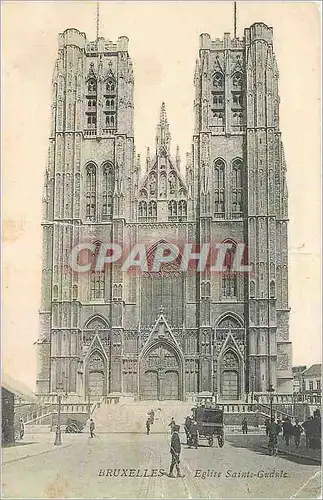 Cartes postales Bruxelles Eglise Saint Gudule