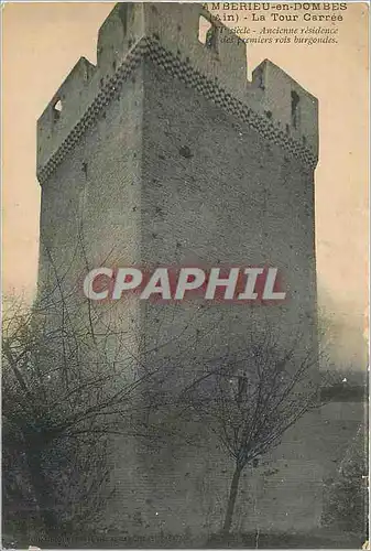 Cartes postales Amberieu en Dombes Ain La Tour Carree