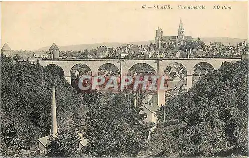 Cartes postales Semur Vue generale