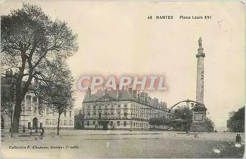 Cartes postales Nantes Place Louis XVI