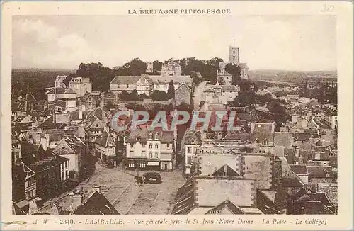 Cartes postales Lamballe Vue generale prise de St Jean