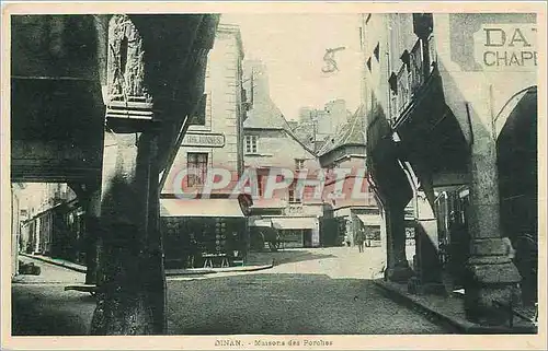 Cartes postales Dinan Maison des Porches