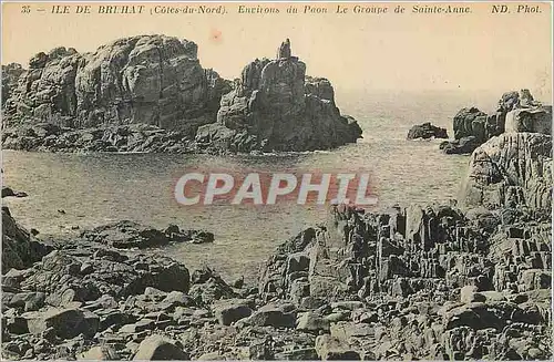 Cartes postales Ile de Brehat Cotes du Nord Environs du Paon