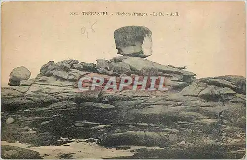 Cartes postales Tregastel Rochers etranges Le De