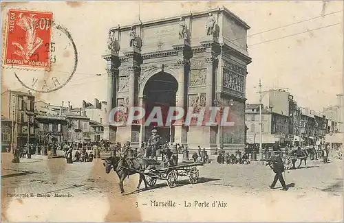 Cartes postales Marseille La Porte d'Aix