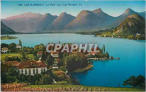 Cartes postales Lac d'Annecy Le Petit Lac Les Bauges