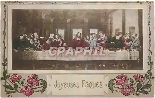 Cartes postales Joyeuses Paques Christ