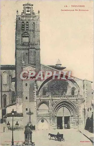 Ansichtskarte AK Toulouse Cathedrale St Etienne