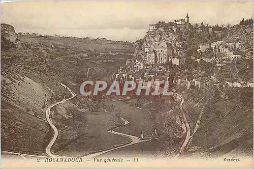 Cartes postales Rocamadour Vue generale