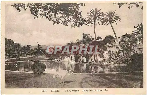 Cartes postales Nice La Grotte Jardins Albert 1st