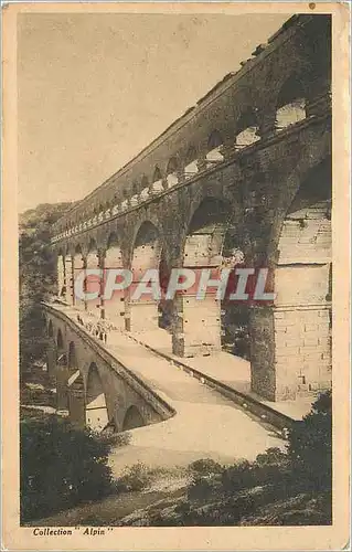 Cartes postales Le Pont du Gard Aqueduc construit sous le regne d'Agrippa