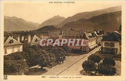 Cartes postales Argeles Place de la Mairie