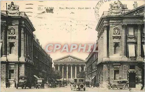 Cartes postales Paris Rue Royale