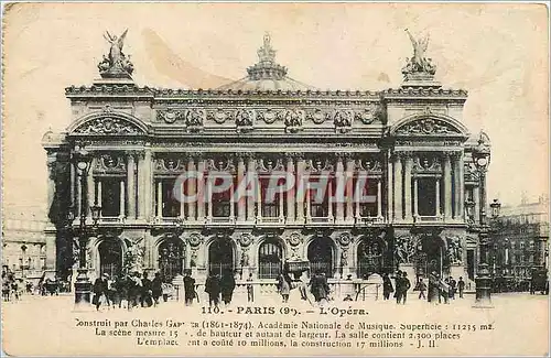 Cartes postales Paris L'Opera