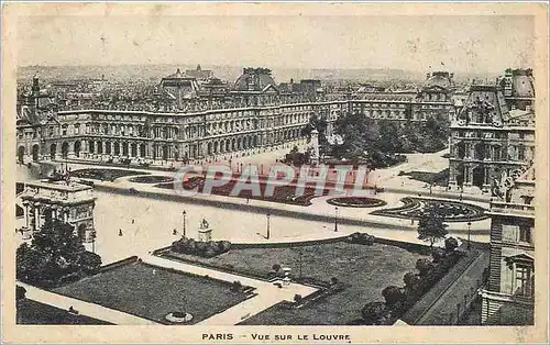 Cartes postales Paris Vue sur le Louvre