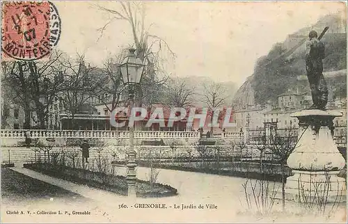Cartes postales Grenoble Le Jardin de Ville