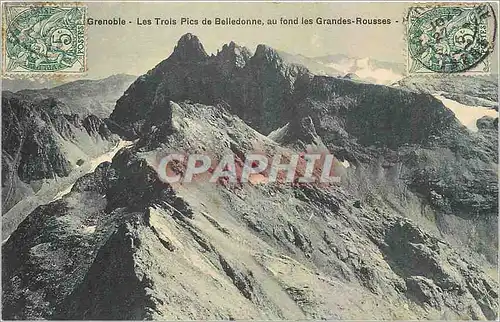 Cartes postales Grenoble Les Trois Pics de Belledonne