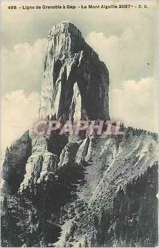 Cartes postales Ligne de Grenoble a Gap Le Mont Aiguille