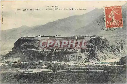 Cartes postales Montdauphin Le Fort Ligne de Gap a Briancon