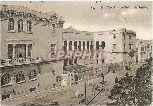 Ansichtskarte AK Tunis Le Palais de Justice