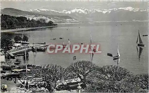 Cartes postales moderne Les Quais et les Alpes