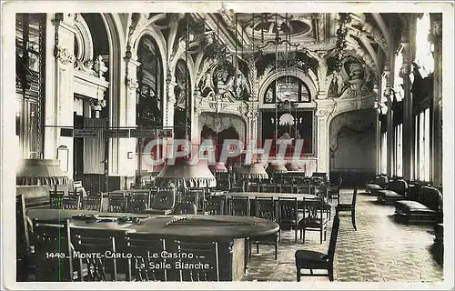 Cartes postales moderne Monte Carlo Le Casino La Salle Blanche