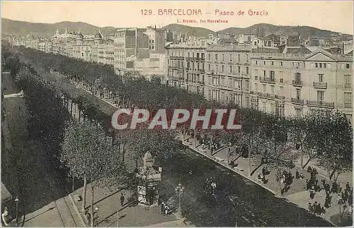 Cartes postales Barcelona Paseo de Gracia