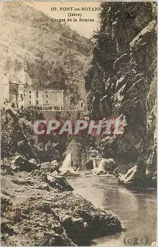 Cartes postales Pont en Royans Isere Gorges de la Bourne