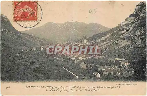 Ansichtskarte AK Salins les Bains Jura Le Fort Saint Andre