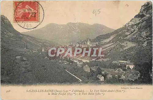 Cartes postales Salins les Bains Jura Le Fort Saint Andre