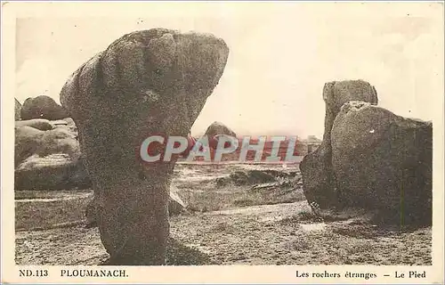 Ansichtskarte AK Ploumanach Les rochers etranges