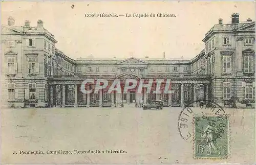 Cartes postales Compiegne La Facade du Chateau