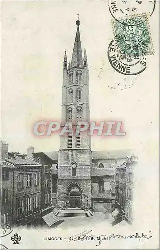 Cartes postales Limoges Eglise St Michel