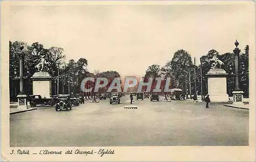 Cartes postales Paris L'Avenue des Champs Elysees