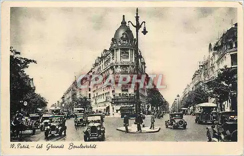 Cartes postales Paris Le Grands Boulevards