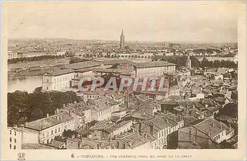 Cartes postales Toulouse Vue generale prise du Dome de la Grave