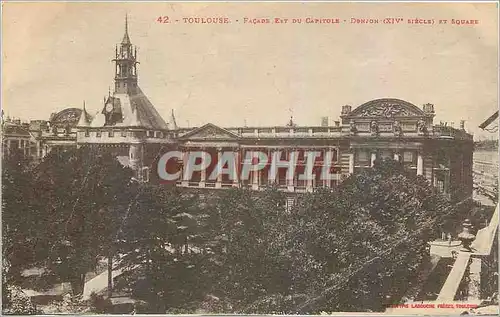 Cartes postales Toulouse Facade Est du Capitole