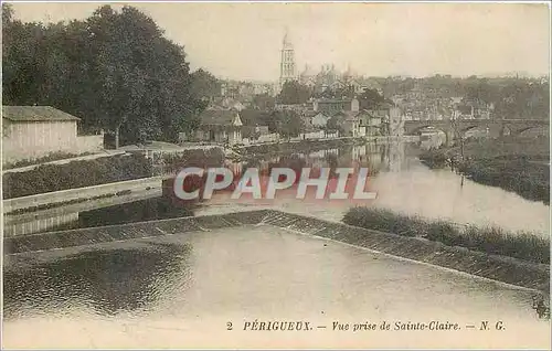 Cartes postales Perigeux Vue prise de Sainte Claire