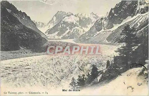 Cartes postales Mer de Glace Chamonix