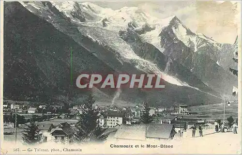 Cartes postales Chamonix et le Mont Blanc